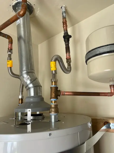 Water heater installation and plumbing repair in Liberty